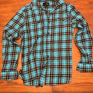 Hurley flannel shirt M adult